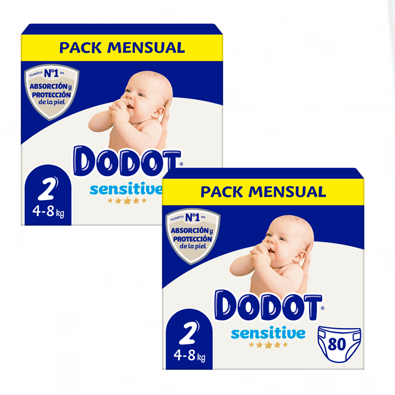 Dodot Pack 2 X Bebé Seco Extra- Jumbo Pack Talla 4 (10-15kg), 62 Unidades -  Farmaciasdirect