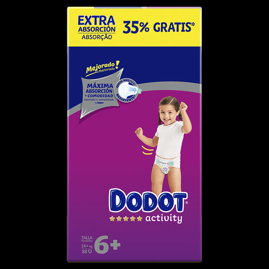 Dodot Pack 2 X Bebé Seco Extra- Jumbo Pack Talla 4 (10-15kg), 62 Unidades -  Farmaciasdirect