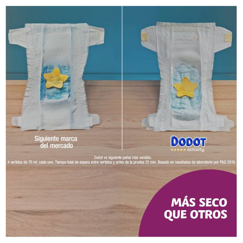 Dodot Activity Pañales Talla 3+ (7-11 Kg), 120 Unidades