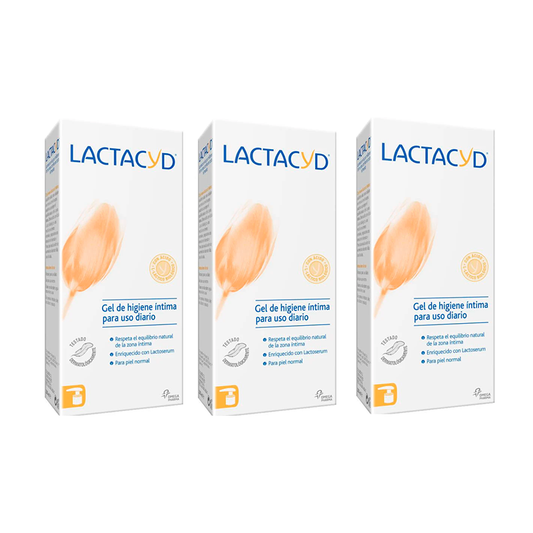 Lactacyd  Triplo Gel Higiene Íntima Uso Diario  3 x 200 ml