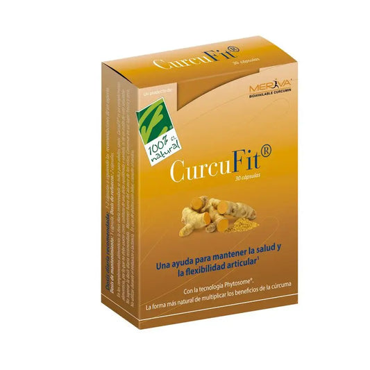 100%Natura Curcufit , 30 cápsulas