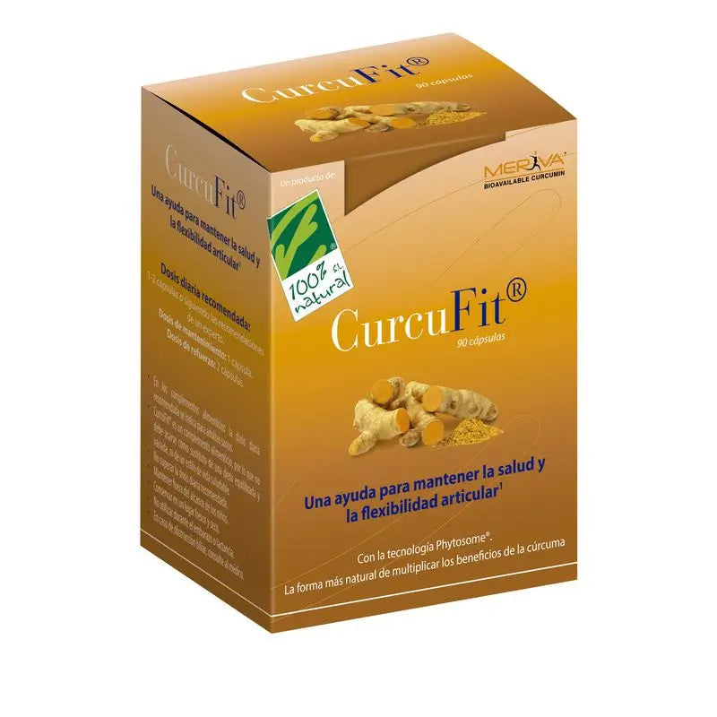 100%Natura Curcufit , 90 cápsulas