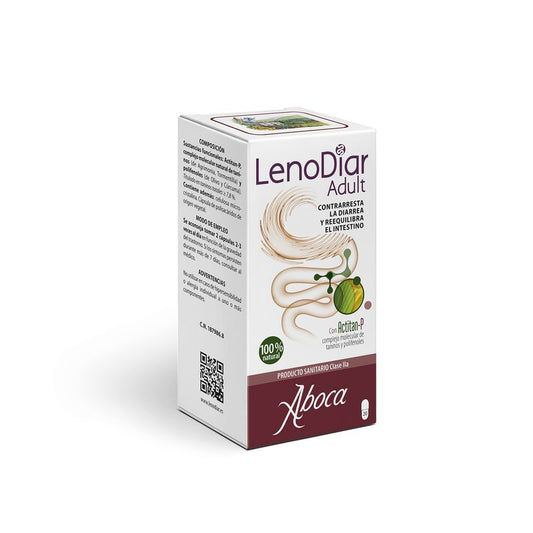 Aboca Lenodiar Adult Tratamiento De La Diarrea Aguda Y Crónica, Buen Funcionamiento Del Intestino, 20 capsulas