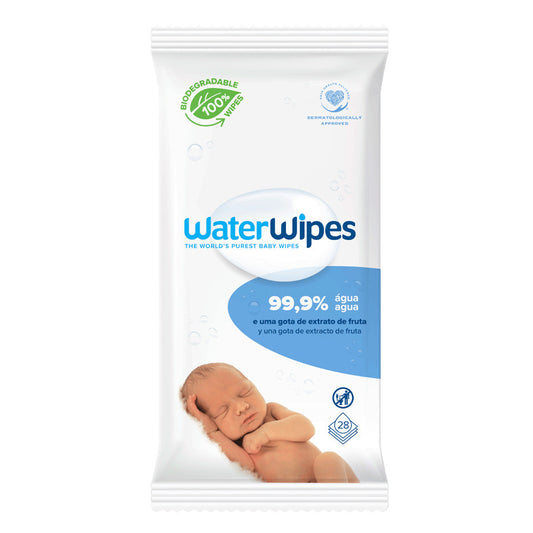Waterwipes Toallitas Bebé Biodegradables, 28 Unidades