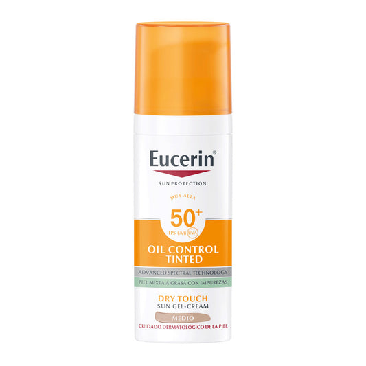 Eucerin Fotoprotector Facial Oil Control Dry Touch SPF50+ Color