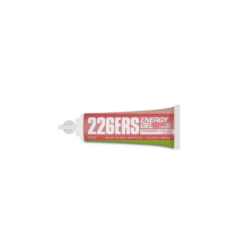 226Ers Energy Gel 25Gr  Gel Energético Fresa Y Plátano - Sin Cafeína, 25 gr