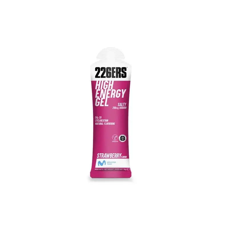 226Ers High Energy Gel Gel Energético Fresa Salada, 76 gr