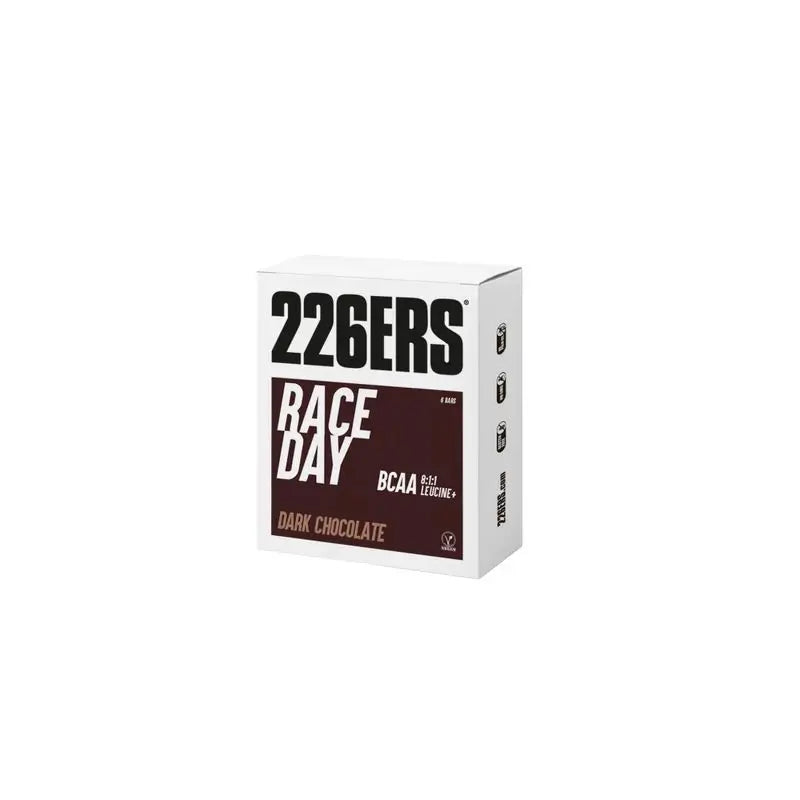 226Ers Race Day Bar - Bcaa   Barrita Energética Vegana Chocolate Negro, 6 unid