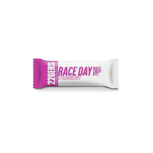 226Ers Race Day Bar Choco Bits Barrita Energética Chocolate Blanco Y Fresa, 40 gr