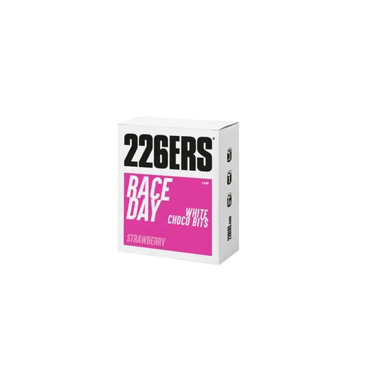 226Ers Race Day Bar Choco Bits Barrita Energética Chocolate Blanco Y Fresa, 6 unid