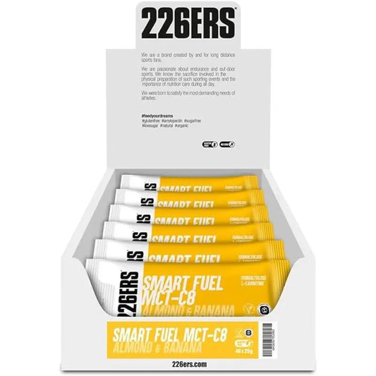 226Ers Smart Fuel  Crema Energética Vegana Almendra Y Plátano - Mct C8, 40x25 gr