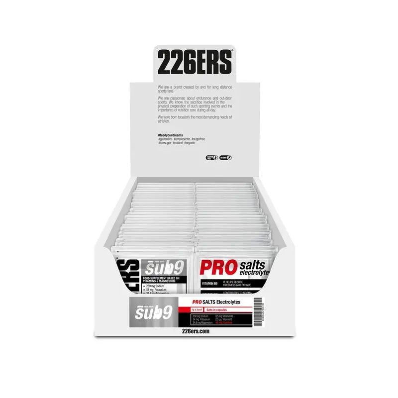 226Ers Sub9 Pro Salts Electrolytes Duplos Sales Y Electrolitos Cafeína, 40x2 unidades