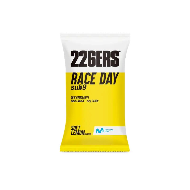 226Ers Sub9 Race Day – Monodosis Bebida Energética Limón, 87,5 gr