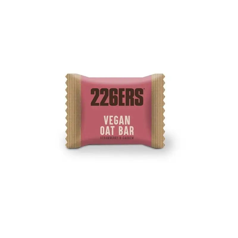 226Ers Vegan Oat Bar Barritas Energéticas Veganas De Avena Fresa & Anacardos, 50 gr