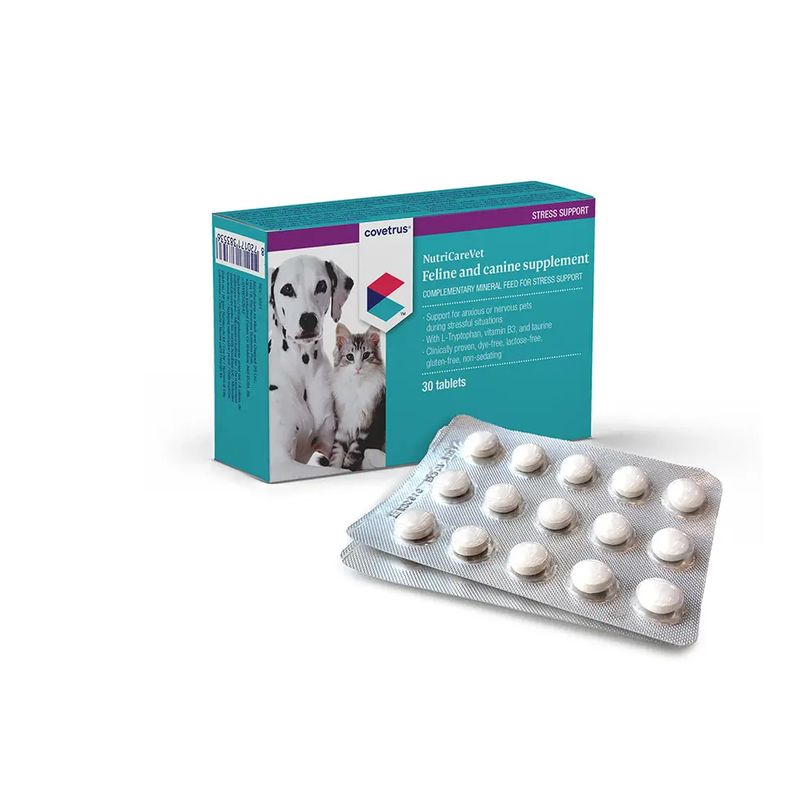 Covetrus Nutricarevet Antiestrés para Perros y Gatos, 30Cpd