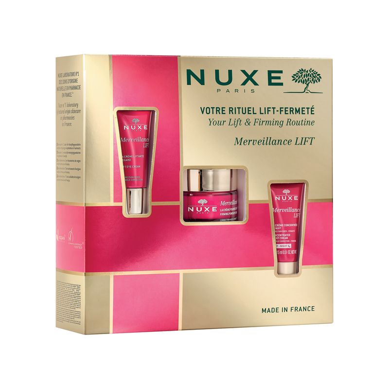 Nuxe Rutina De Firmeza: Crema En Polvo 50Ml + Contorno De Ojos 15Ml + Crema De Noche 15Ml