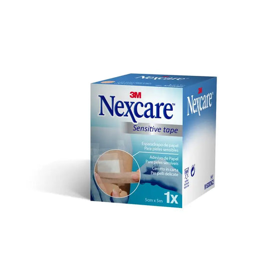 3M Nexcare Esparadrapo de Papel Color Piel, 5m x 5cm