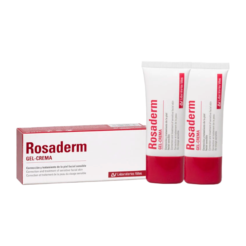 Rosaderm Duplo Gel Crema, 2 X 30 Ml