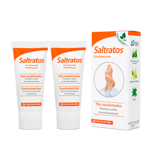 Saltratos Duplo Gel Refrescante, 2 X 50 Ml