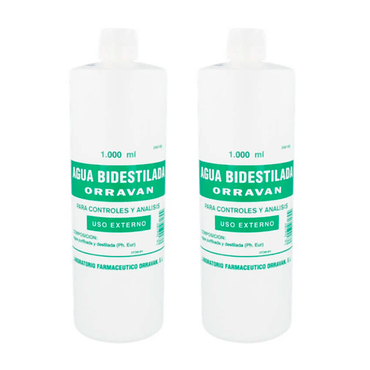 Orravan Duplo Agua Bidestilada 2 x 1L