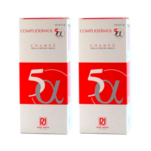 Complidermol Duplo Champú 5 Alfa Caída Del Cabello 2 x 200 ml