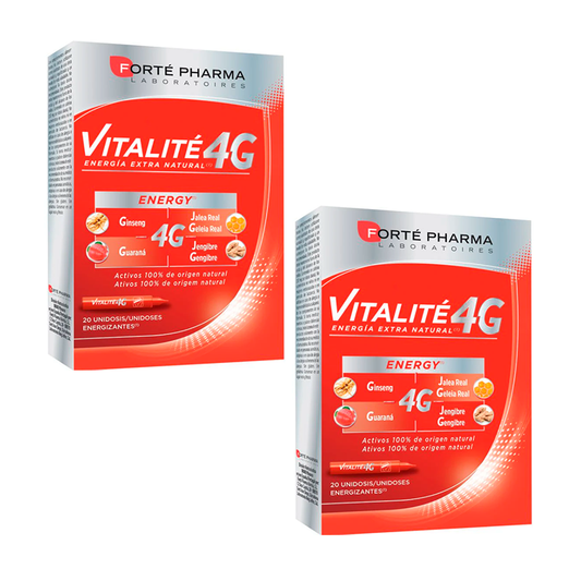 Forte Pharma Duplo Energy Vitalite 4 gr,2 x (20 Monodosis x 10 ml)