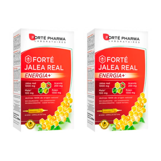 Forte Pharma Duplo Forté Jalea Real Energía+, 2 x 20 ampollas