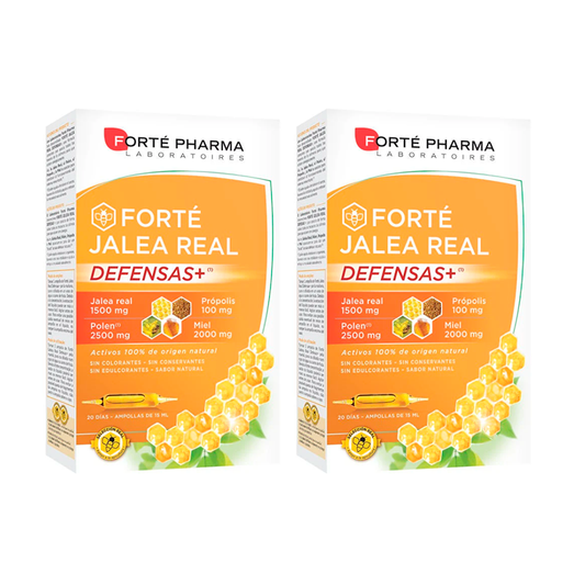 Forte Pharma Duplo Forté Jalea Real Defensas+, 2 x 20 ampollas