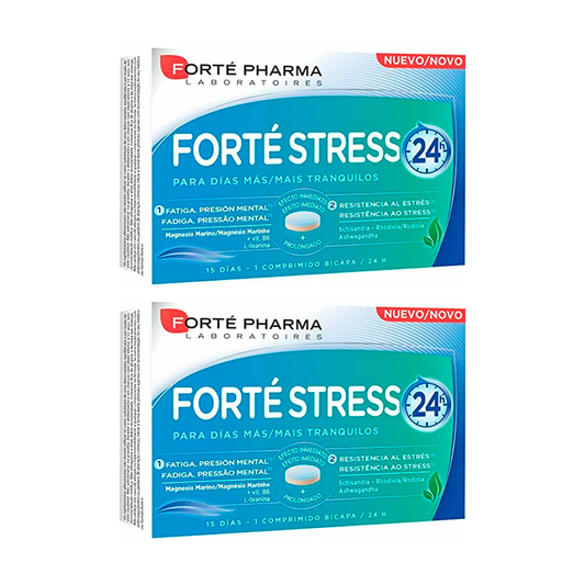 Forte Pharma Duplo Forté Stress 24H, 2 x 15 comprimidos