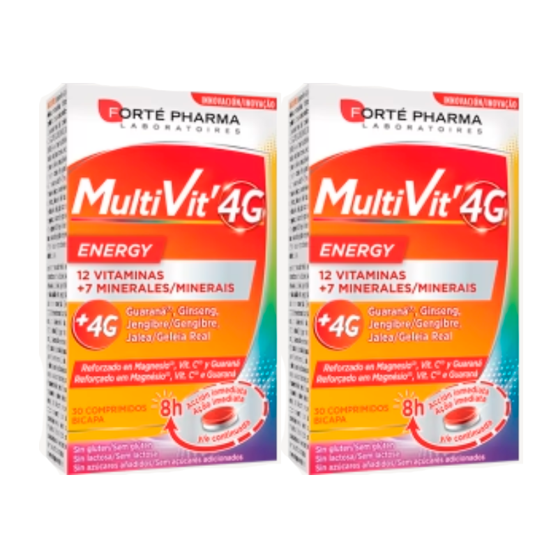 Fortepharma Duplo Multivit 4 gr Energía