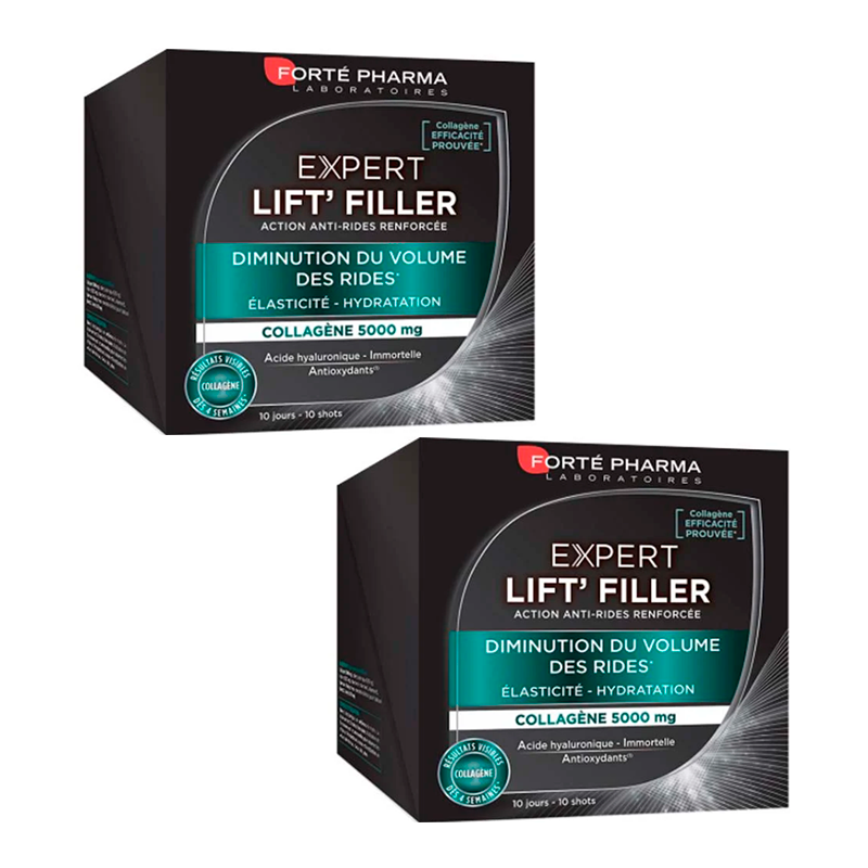 Forte Pharma Duplo Expert Lift Filler Disminución de Volumen,  2 x 300 ml