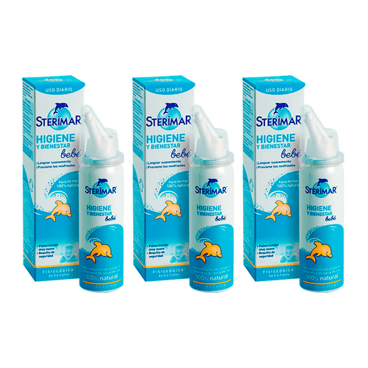 Sterimar Triplo Higiene y Bienestar Bebé 3 x 100 ml