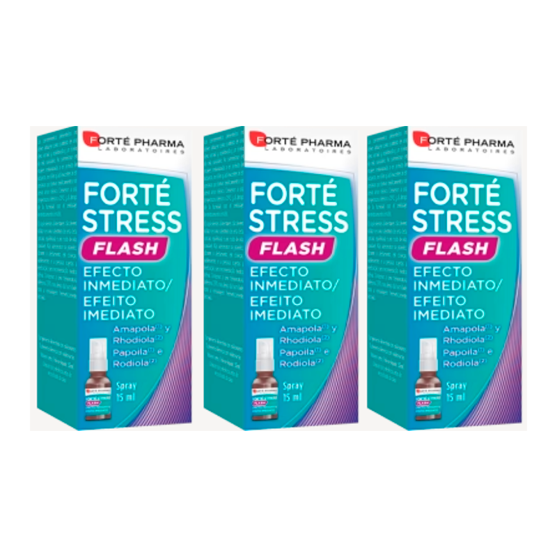 Forte Pharma Triplo Forté Stress Flash, 3 x 15ml