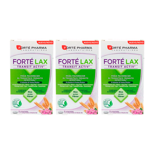 Forte Pharma Triplo Forté Lax Tránsito Activo, 3 x 30 comprimidos