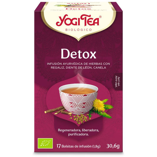 Yogi Tea Biológico Detox 17 Bolsitas