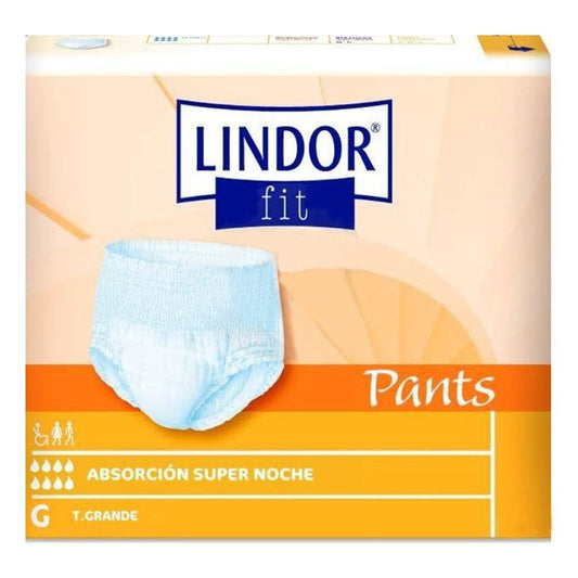 Lindor Pañales Fit Pants Super Noche Talla L, 80 unidades