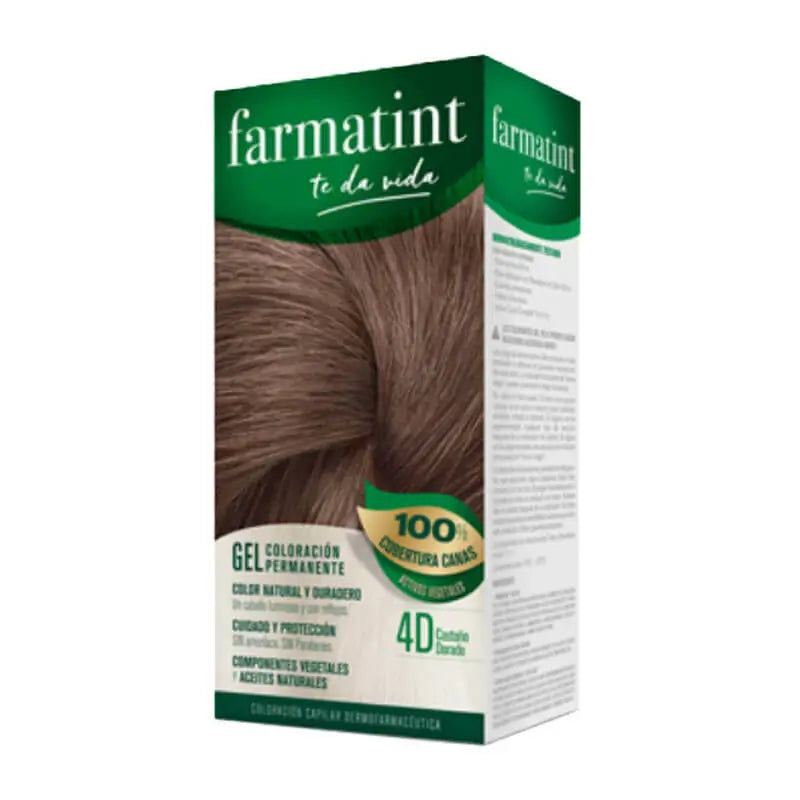 Farmatint 4D Castaño Dorado Gel Coloración Permanente