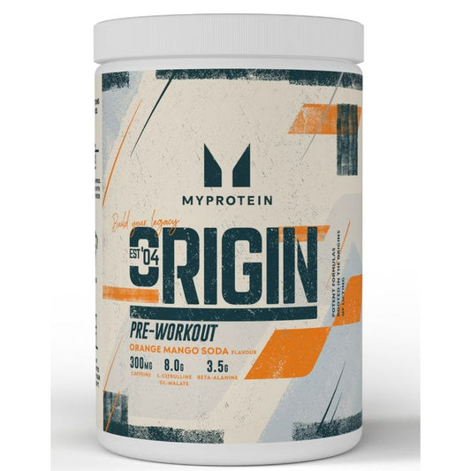 Myprotein Origin Pre-Workout, Naranja Y Mango, 600 g