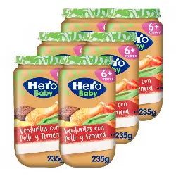 Hero Baby Tarrito Hero Baby Verduritas Con Delicias De Pavo 6X235G