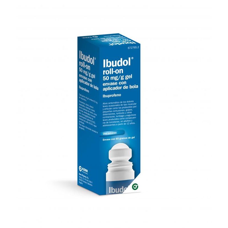 Ibudol Roll-On 50 mg/g Gel Tópico 60 gr