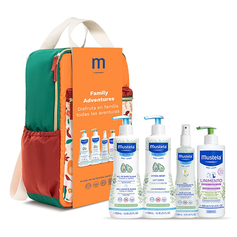 Mustela Mochila Family Adventure Terracota