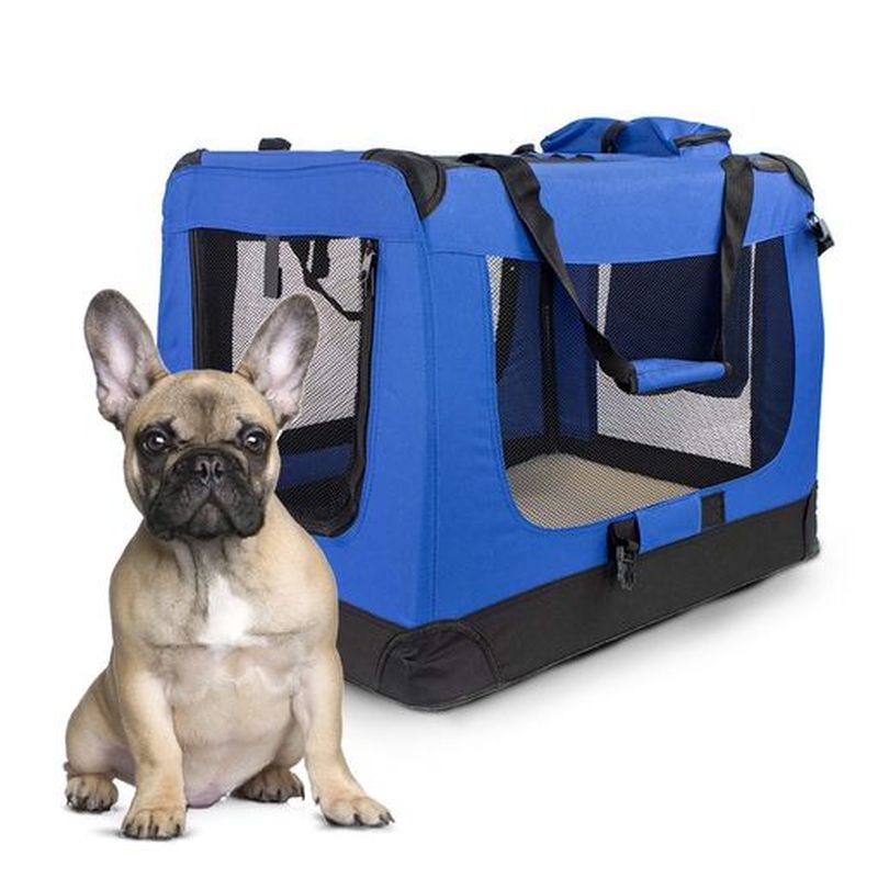 Mobiclinic Transportín Para Mascotas Plegable Azul Balú Talla L