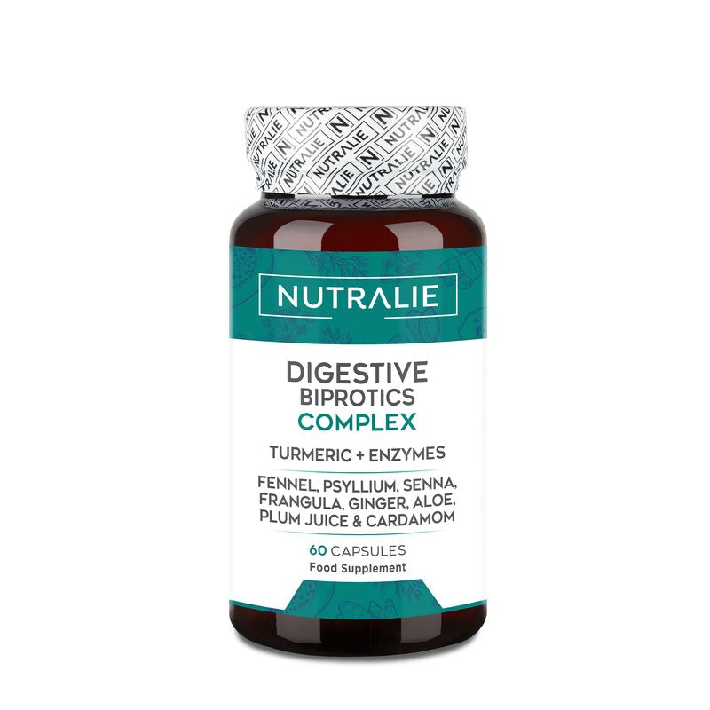 Nutralie Probiótico Digestivo Complex Cúrcuma + Enzimas Digestivas, 60 cápsulas