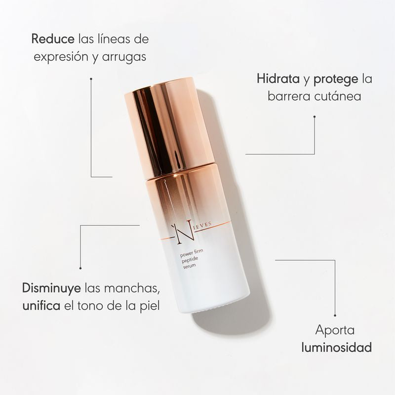 Nieves By Nieves Álvarez Serum Reafirmante Power Firm Peptide Serum, 30 ml