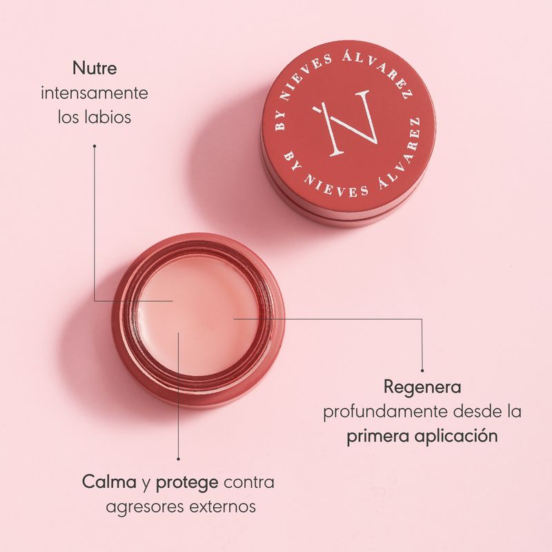 Nieves By Nieves Álvarez Mascarilla Labial Nutritiva Acción Rescate Sos Lip Recovery Mask, 10 ml