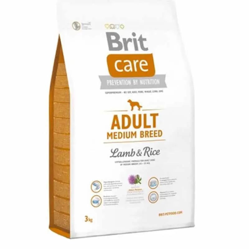 Brit Care Adult Medium Breed Cordero Arroz 3Kg para Perros