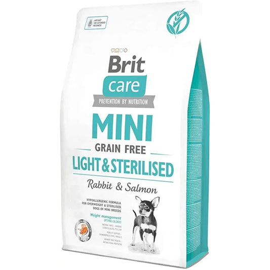 Brit Care Mini Grain Free Light Sterilised 2Kg para Perros