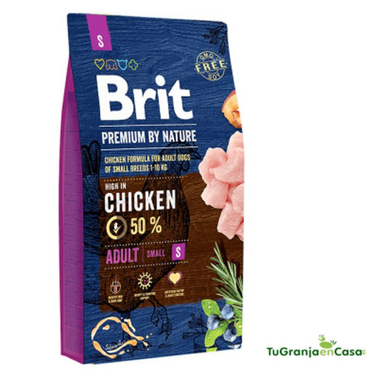 Brit Premium By Nature Dog Adult S 8Kg para Perros