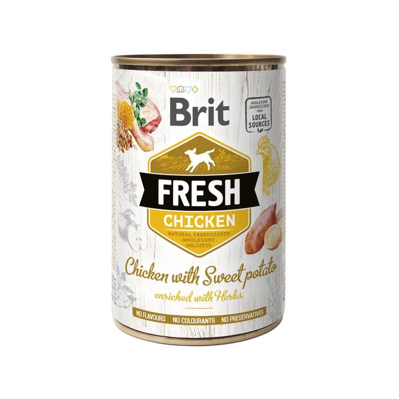 Brit Fresh Pollo Con Patata 6X400Gr para Perros