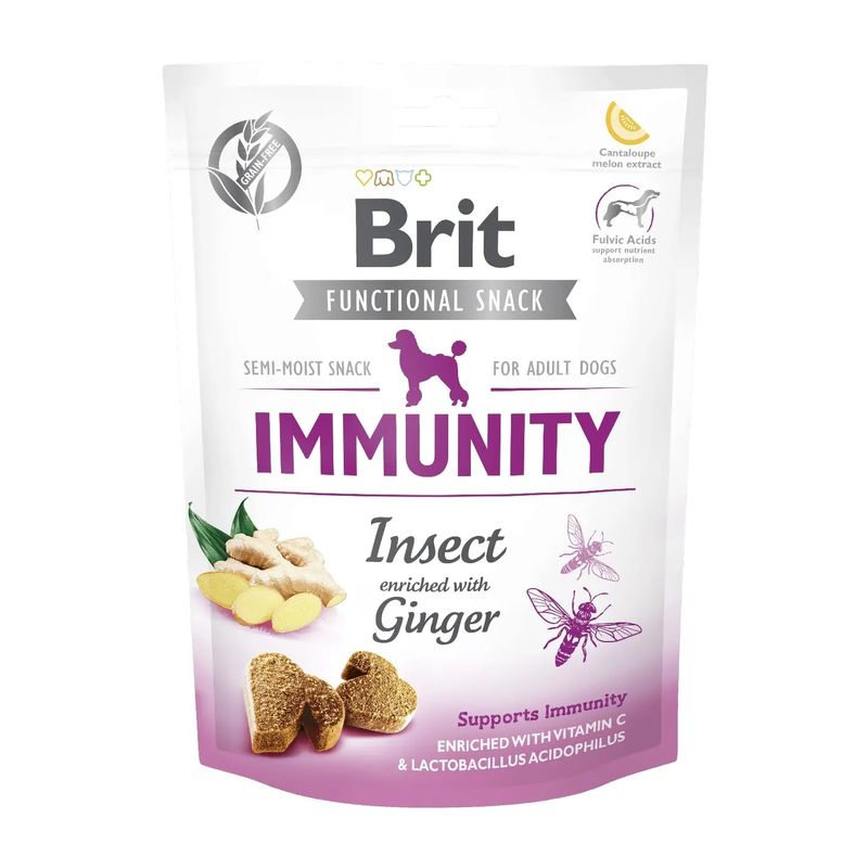 Brit Care Dog Functional Snack Immunity Insect 150Gr para Perros